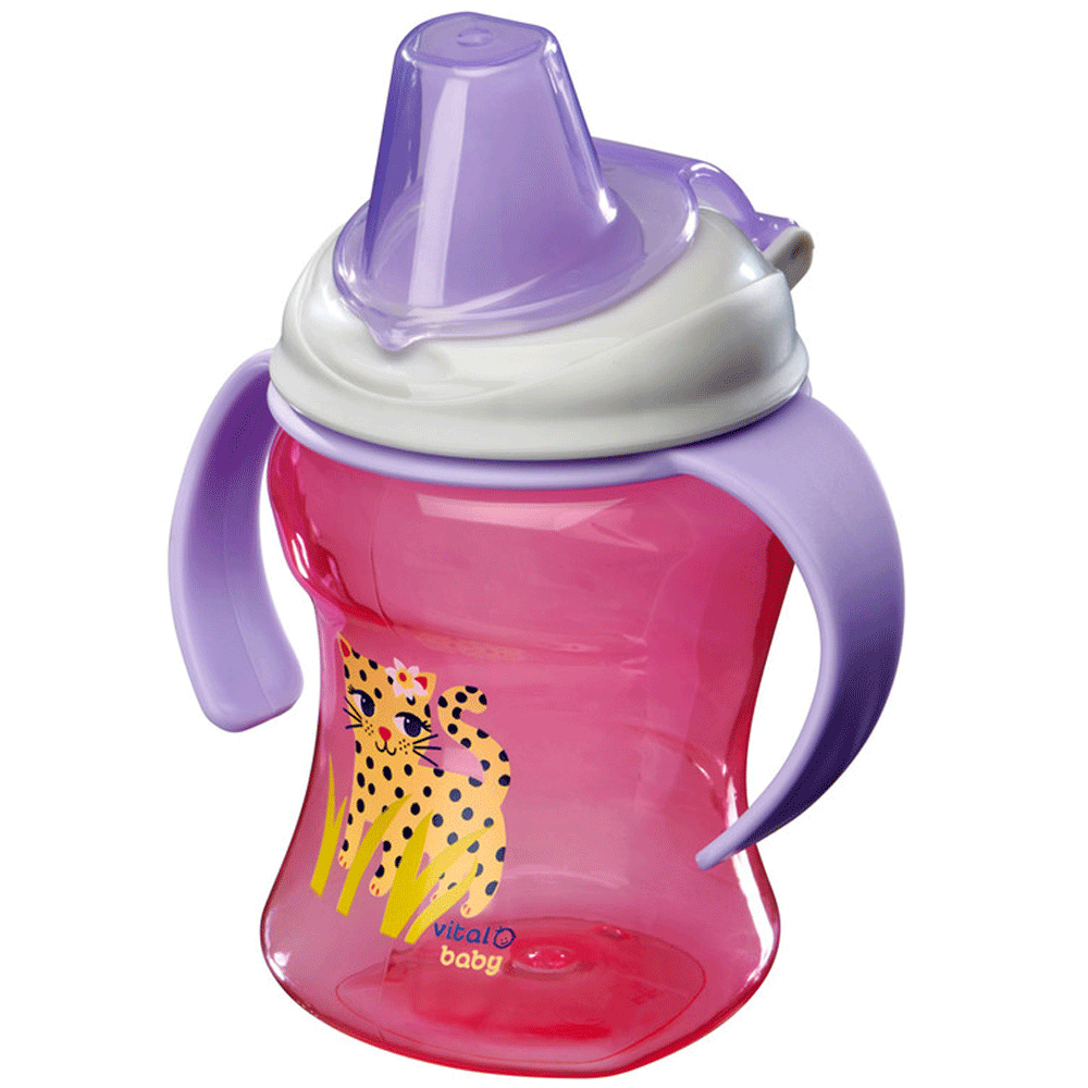 Vital Baby - Hydrate Easy Sipper With Removable Handles Fizz 260Ml|6 Months+